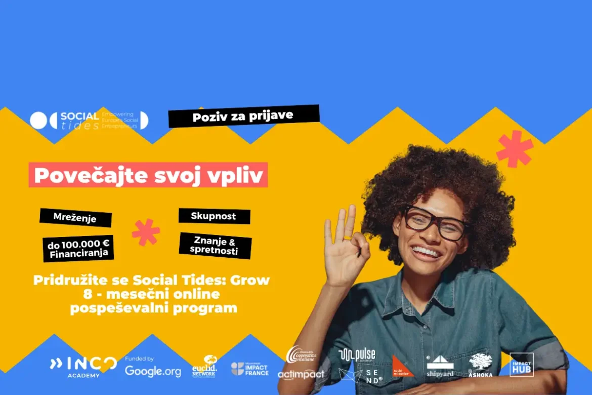 Social Tides: Announcing the launch of the second cohort of Grow, the European program that supports social entrepreneurs through funding, skills development and networking
